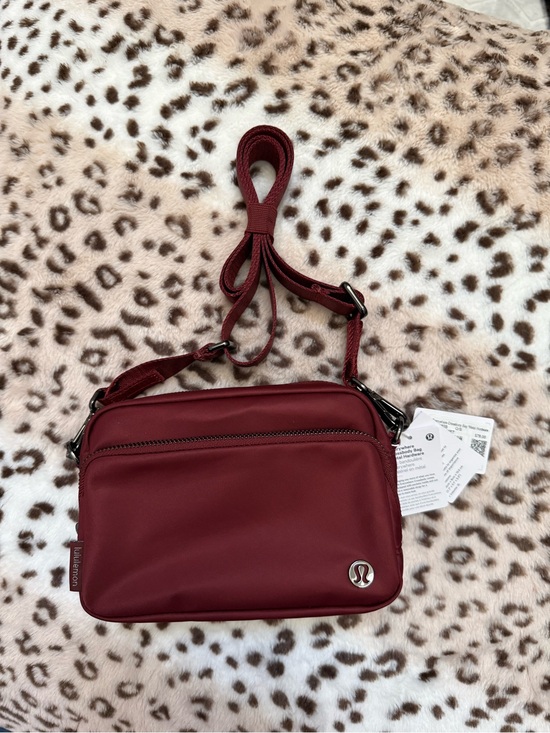 lululemon athletica Handbags - lululemon athletica Burgundy Crossbody Shoulder Bag